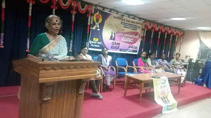 ಮಹಿಳಾ ಚಳವಳಿಗೆ ಯುವತಿಯರು ನಾಯಕತ್ವ ವಹಿಸಬೇಕು: ಡಾ.ವಿಜಯಮ್ಮ